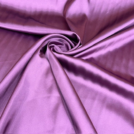 1 Yard 60” Stretch Charmeuse Satin Fabric – 195 GSM, Silky 2 Way Stretch for Bridal, Evening Dresses &amp; Event Décor (97% Polyester, 3% Spandex)