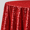 Glitz Sequin Tablecloth 90 Inch Round Durable Polyester Party