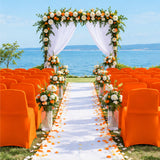 Orange Premium Spandex Lifetime Folding Chair Cover 220 GSM 1pc