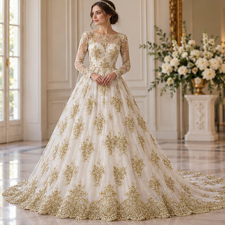 Corded Bridal Lace Fabric Embroidered Polyester Net Mesh 56 Inch