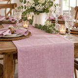Vintage Two Tone Polyester Fabric With Linen Texture 60 Inch