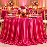 Hot Pink Low Stretch Polyester Tricot Fabric 108/120 Inch Yard