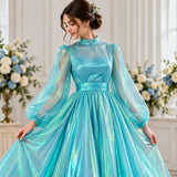 Aqua Crush Barbie Organza Fabric Shiny Sheer by the Yard Decor