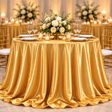 Gold Low Stretch Tricot Polyester Fabric Extra Wide 108/120 Inch