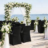 Black Premium Spandex Lifetime Folding Chair Cover 220 GSM 1pc