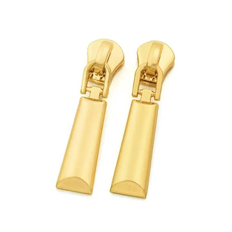 ZP021 Customized Purses Rectangle Key Lock Zipper Slider Puller for Handbag