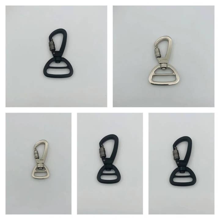 Custom Logo High Quality Rotatable Buckle Carabiner Hook Durable Zinc Alloy