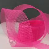 1 Yard Horsehair Braid Trim 100% Nylon Stiff Crinoline Webbing for Dresses, Hats & Costumes 2" Wide