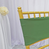 10 Pieces Canary Yellow Stretch Spandex Chair Bands 7 x 13 Inches
