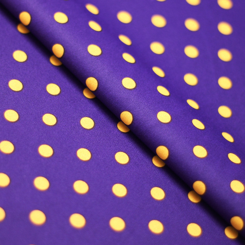 Dippin Dotz Poly Spandex Fabric - Small Polka Dots, Multiple Colors, 58/60" Width (1 Yard)