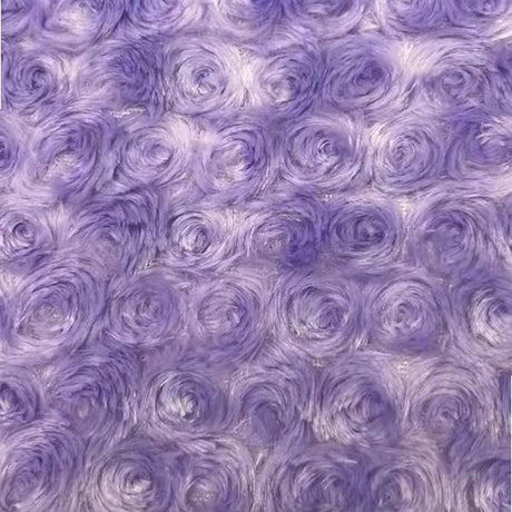 1 Yard Rosebud Minky Fabric 100% Polyester Plush Textured Soft Material for Blankets 60 Inch Width