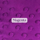 1 Yard Ultra Soft Minky Dot Fleece Plush Fabric 100 Percent Polyester for Crafts 60 Inch Width