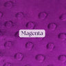 1 Yard Ultra Soft Minky Dot Fleece Plush Fabric 100 Percent Polyester for Crafts 60 Inch Width