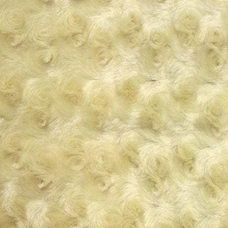 1 Yard Rosebud Minky Fabric 100% Polyester Plush Textured Soft Material for Blankets 60 Inch Width