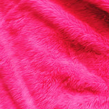 1 Yard Shaggy Faux Fur Fabric – 100% Polyester, 60" Wide Long Pile Plush Fur
