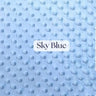 1 Yard Ultra Soft Minky Dot Fleece Plush Fabric 100 Percent Polyester for Crafts 60 Inch Width