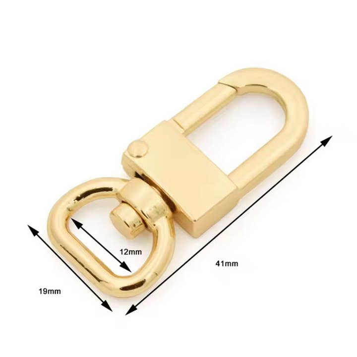 Zinc Alloy Swivel Claw Lobster Hook for Bags & Keys