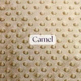 1 Yard Ultra Soft Minky Dot Fleece Plush Fabric 100 Percent Polyester for Crafts 60 Inch Width