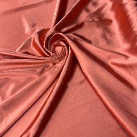 1 Yard 60” Stretch Charmeuse Satin Fabric – 195 GSM, Silky 2 Way Stretch for Bridal, Evening Dresses &amp; Event Décor (97% Polyester, 3% Spandex)