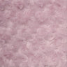 1 Yard Rosebud Minky Fabric 100% Polyester Plush Textured Soft Material for Blankets 60 Inch Width