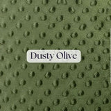 1 Yard Ultra Soft Minky Dot Fleece Plush Fabric 100 Percent Polyester for Crafts 60 Inch Width