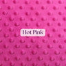 1 Yard Ultra Soft Minky Dot Fleece Plush Fabric 100 Percent Polyester for Crafts 60 Inch Width