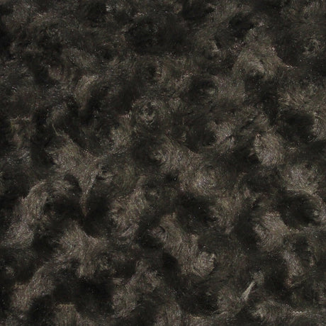 1 Yard Rosebud Minky Fabric 100% Polyester Plush Textured Soft Material for Blankets 60 Inch Width