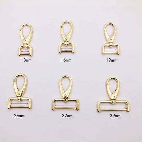 High Quality Zinc Alloy Swivel Hook Snap Hooks Durable Light Gold Finish