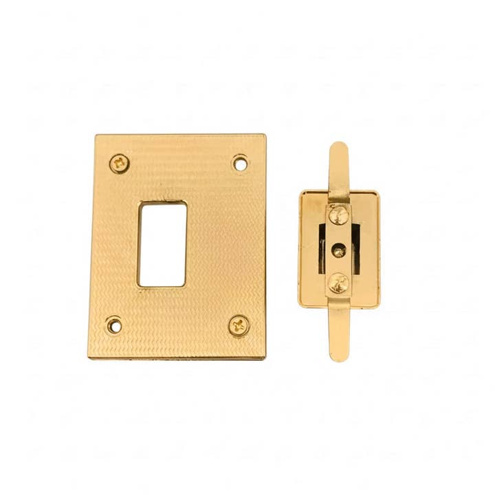 S739 DIY Bag Hardware Accessories Square Twist Lock Turn Lock Clasp Closure for Handbag Purse Square Bag Closure