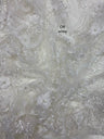 3D Chiffon Flower Pearls And Beaded Lace Polyester Fabric - Black, White, Off White, 3D Floral Beaded Lace, 54" Width (1 Yard)