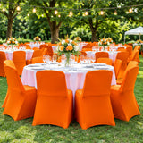 Orange Premium Spandex Lifetime Folding Chair Cover 220 GSM 1pc
