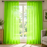 Neon Green Low Stretch Polyester Tricot Fabric 108/120 Inch Yard