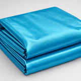 Aqua Low Stretch Polyester Fabric Extra Wide 108/120 Inch Yard