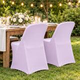 Lavender Premium Spandex Lifetime Folding Chair Cover 220 GSM