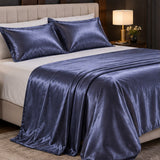 Navy Blue Low Stretch Polyester Fabric Extra Wide 108/120 Inch