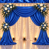 Royal Blue Low Stretch Polyester Tricot Fabric 108/120 Inch Yard