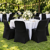 Black Premium Spandex Lifetime Folding Chair Cover 220 GSM 1pc