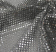 3Mm Sequins On A Knit Black Silver Sequins Fabric - Black/Silver Confetti Dot, 42/43" Width
