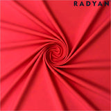 Nylon Spandex Tricot Matte Stretch Fabric 80% Nylon 20% Spandex for Swimwear Activewear Apparel 58/60 Inch Width 200 GSM