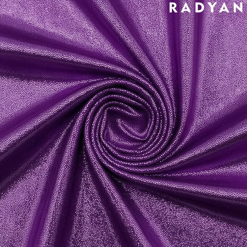 Foil Nylon Spandex Metallic Stretch Fabric 80% Nylon 20% Spandex for Dancewear Party Apparel 58 Inch Width 200 GSM