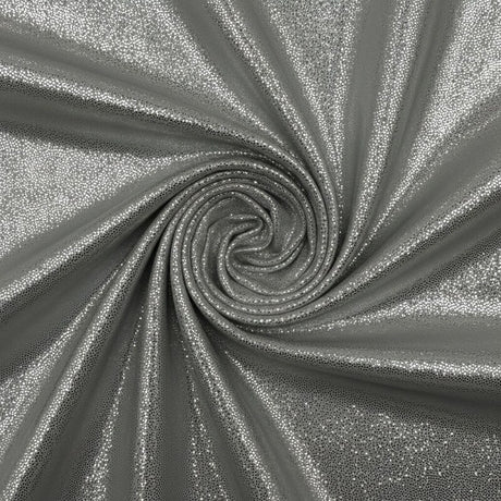 Foil Nylon Spandex Metallic Stretch Fabric 80% Nylon 20% Spandex for Dancewear Party Apparel 58 Inch Width 200 GSM