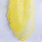 10 Pieces Canary Yellow Caspari Lace Chair Sashes Wedding Party Decor 9" x 108"