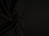 Poly Span Techno Fabric 1 Yard Black Smooth Stretch Medium Weight 58/60" Wide