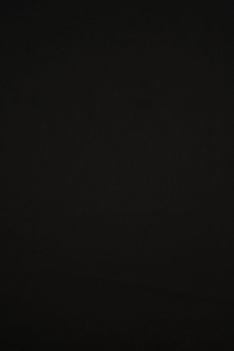 Poly Span Techno Fabric 1 Yard Black Smooth Stretch Medium Weight 58/60" Wide