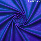 Foil Nylon Spandex Metallic Stretch Fabric 80% Nylon 20% Spandex for Dancewear Party Apparel 58 Inch Width 200 GSM