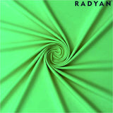 Nylon Spandex Tricot Matte Stretch Fabric 80% Nylon 20% Spandex for Swimwear Activewear Apparel 58/60 Inch Width 200 GSM