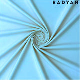 Nylon Spandex Tricot Matte Stretch Fabric 80% Nylon 20% Spandex for Swimwear Activewear Apparel 58/60 Inch Width 200 GSM