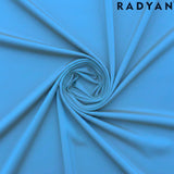 Nylon Spandex Tricot Matte Stretch Fabric 80% Nylon 20% Spandex for Swimwear Activewear Apparel 58/60 Inch Width 200 GSM