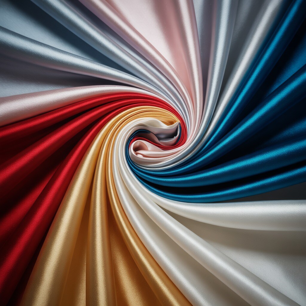 1 Yard 60” Stretch Charmeuse Satin Fabric – 195 GSM, Silky 2 Way Stretch for Bridal, Evening Dresses &amp; Event Décor (97% Polyester, 3% Spandex)