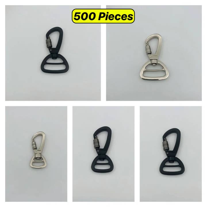 Custom Logo High Quality Rotatable Buckle Carabiner Hook Durable Zinc Alloy